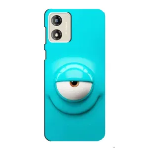 Силиконовые Чехлы (смешные стикеры) для Motorola MOTO E13 (Одноглазик)