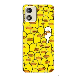 Силиконовый бампер с картинкой животных для Motorola MOTO E13 (Особенный)