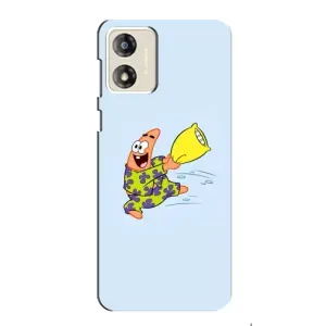 Чехлы с Патриком на Motorola MOTO E13 (Патрик с подушкой)