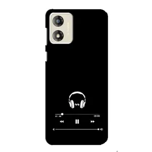 Чохол з картинками на чорному фоні для Motorola MOTO E13 (Плеєр)