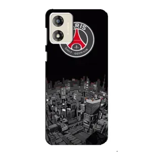 Силиконовые Чехлы принт Футбол на Motorola MOTO E13 (PSG)