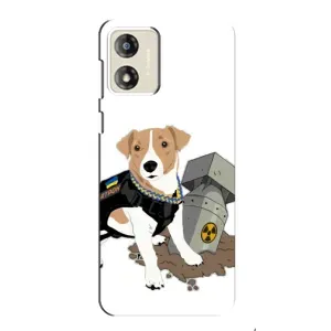 Чехол с принтом Собаки Патрон для Motorola MOTO E13 (Пёс Патрон с ракетой)