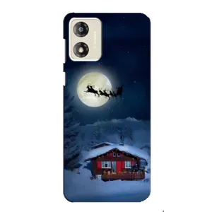 Чехол Санта Клаус для Motorola MOTO E13 (Санта)