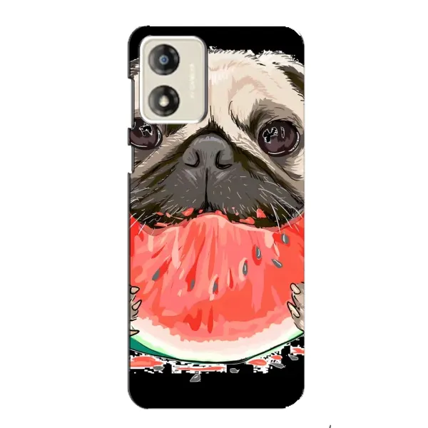 Чехол с рисунком «Смешной Мопс» для Motorola MOTO E13 Чехол с рисунком «Смешной Мопс» для Motorola MOTO E13