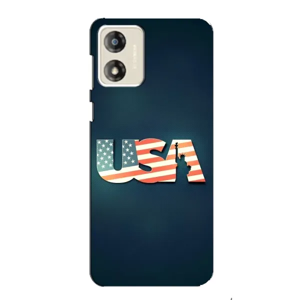 Чехол с рисунком «USA» для Motorola MOTO E13 Чехол с рисунком «USA» для Motorola MOTO E13
