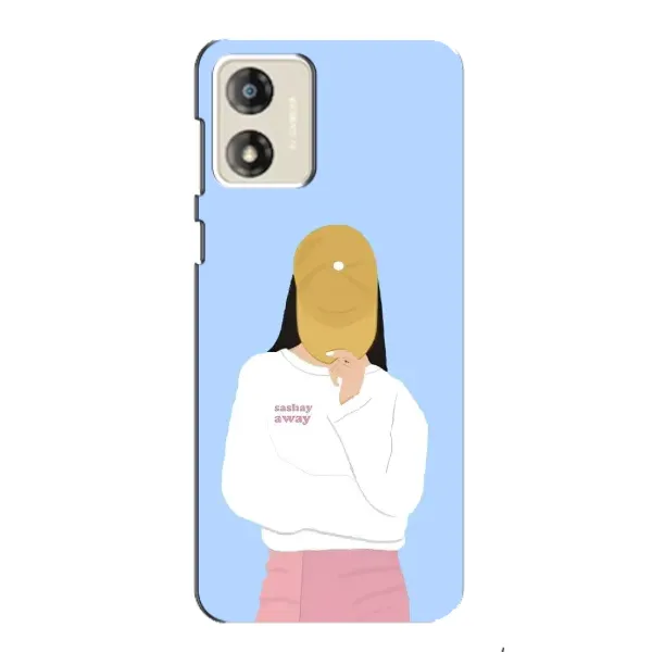 Чехол с рисунком «Желтая кепка» для Motorola MOTO E13