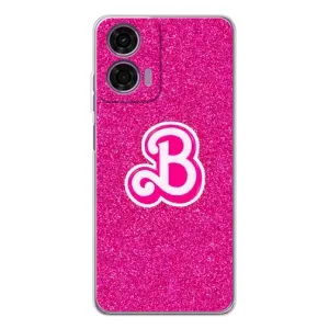 Силиконовый Чехол Барби Фильм на Motorola Moto E14 (B-barbie)