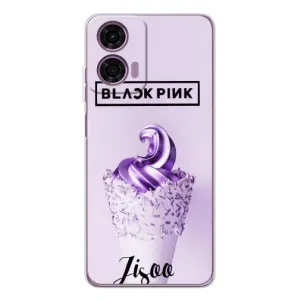Чехлы с картинкой для Motorola Moto E14 (BLACKPINK lisa)