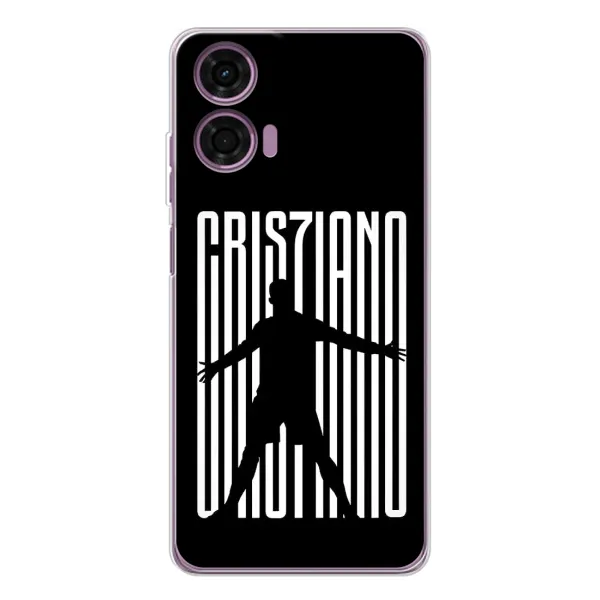 Чехол с рисунком «Cristiano» для Motorola Moto E14