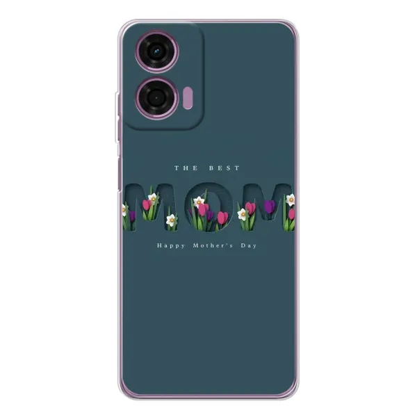 Чехол с рисунком «Ко дню мамы» для Motorola Moto E14 Чехол с рисунком «Ко дню мамы» для Motorola Moto E14