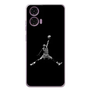 Силиконовый Чехол Nike Air Jordan на Мото Е14 (Джордан)
