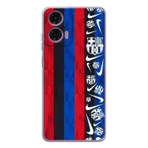 Чехол для Motorola Moto E14 (Барселона) (Фанат Барсы)