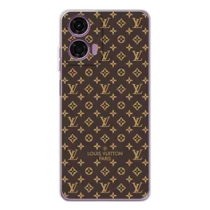 Чохол Стиль Louis Vuitton на Motorola Moto E14 (Фон Луі Віттон)