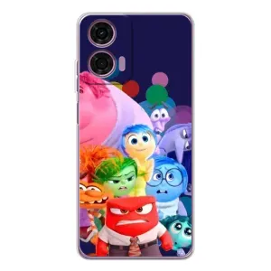 Чехол Головоломка для Motorola Moto E14 - (AlphaPrint) (Герои головоломки)