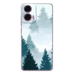 Летний Чехол на Motorola Moto E14 (Горный лес)