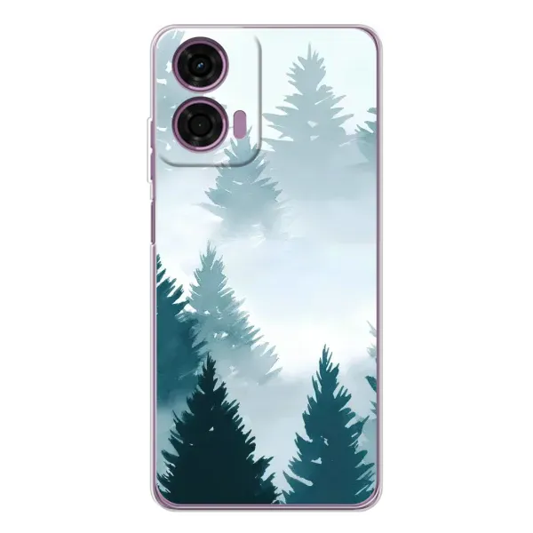 Чехол с рисунком «Горный лес» для Motorola Moto E14 Чехол с рисунком «Горный лес» для Motorola Moto E14