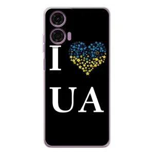 Силиконовый Чехол на Motorola Moto E14 (Я-Украина) (I Love UA)