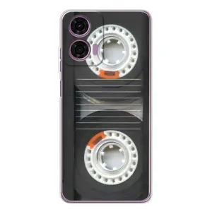 Чохол з Прикольним Принтом на Motorola Moto E14 (Касета магнітофону)