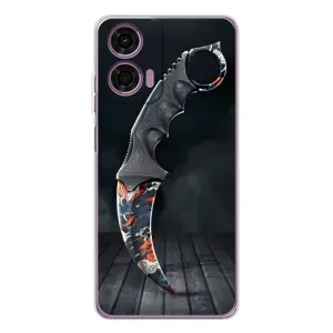 Чехол КИБЕРСПОРТ для Motorola Moto E14 (Кинжал КС ГО)