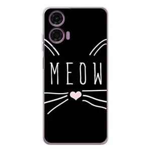 Бампер с изображением Котиков для Мото Е14 (КОТИК MEOW)