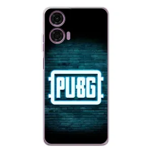 Чехол (TPU) с картинкой "Лого Пабг" на Мото Е14 (Лого PUBG)