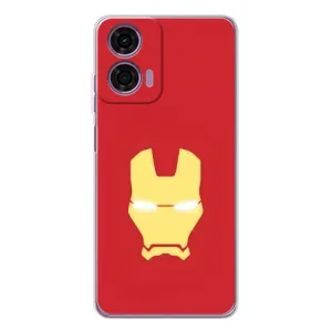 Чехол Супергерой Железный человек на Motorola Moto E14 (Man)