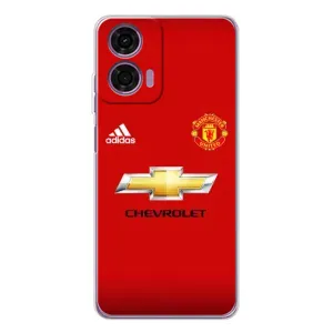Силиконовые Чехлы принт Футбол на Motorola Moto E14 (Man United)
