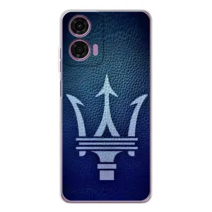 Чохли з тематикою "Круті машини" на Motorola Moto E14 (Лого Maserati)