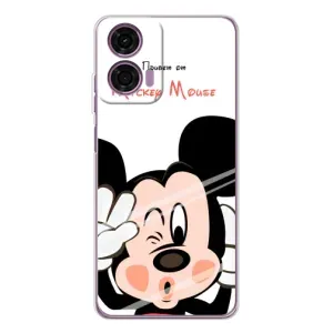 Чехлы для телефонов Motorola Moto E14 - Дисней (Mickey Mouse)