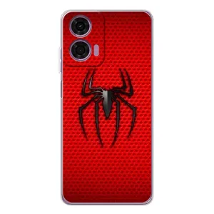 Чехол Супергерой Человека Паука на Motorola Moto E14 (Паук марвел)