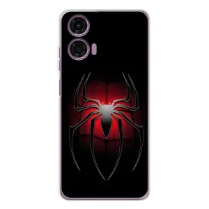 Чехол Супергерой Человека Паука на Motorola Moto E14 (Паук)