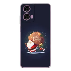 Чехол Санта Клаус для Motorola Moto E14 (Подарки от Санты)