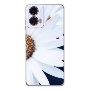 Чохол з ромашками на Motorola Moto E14 (Пів ромашки)