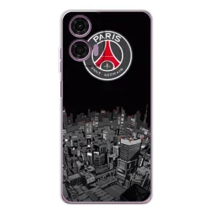 Силиконовые Чехлы принт Футбол на Motorola Moto E14 (PSG)