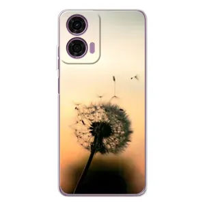 Силіконовий Чохол з кульбабками на Motorola Moto E14 (Роздмухана кульбабка)