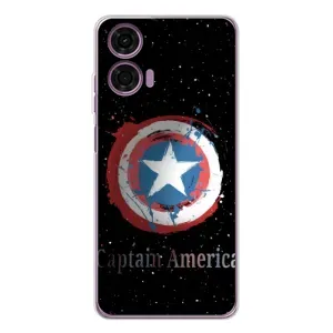 Чехол с Щитом Капитана Америки на Motorola Moto E14 (Щит Капитана)