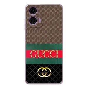 Чохли бренд ГУЧЧІ для Motorola Moto E14 (Стиль GUCCI)