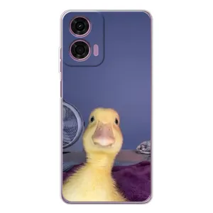 Бампер з принтом Меми для Motorola Moto E14 (Качка)