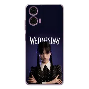 Чехлы с принтом Уэнсдей на Motorola Moto E14 (Wednesdey)