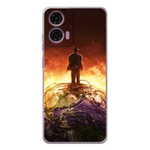 Чехол Оппенгеймер / Oppenheimer на Motorola Moto E14 (Ядерщик)