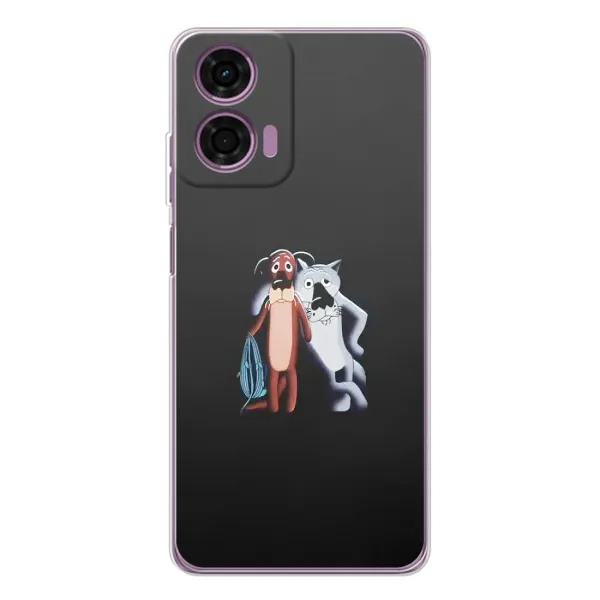 Чехол с рисунком «Шо, опять» для Motorola Moto E14