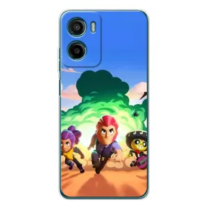 Силиконовый Чехол на Motorola Moto E15 с картинкой Brawl Stars (Бравел Старс)