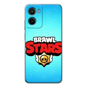 Силиконовый Чехол на Motorola Moto E15 с картинкой Brawl Stars (Бравл Старс)