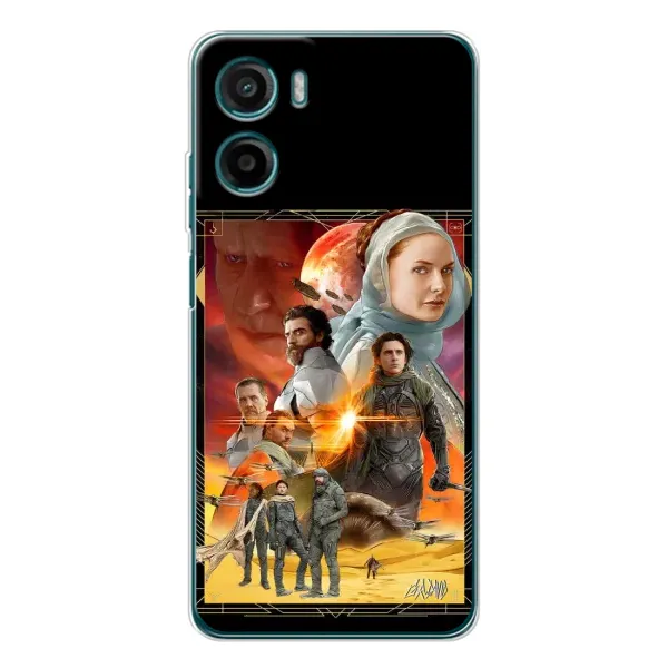 Чехол с рисунком «Д Ю Н А» для Motorola Moto E15