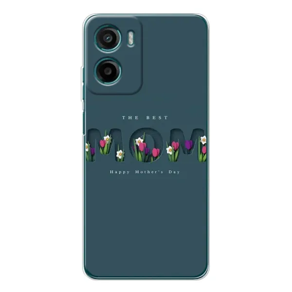Чехол с рисунком «Ко дню мамы» для Motorola Moto E15 Чехол с рисунком «Ко дню мамы» для Motorola Moto E15