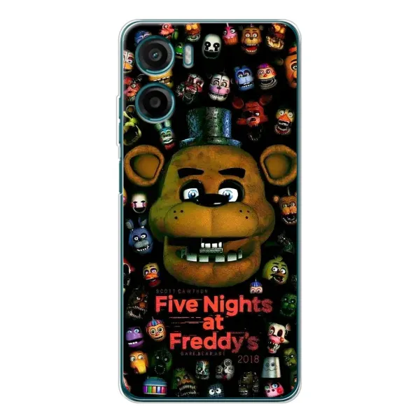 Чехол с рисунком «Freddy» для Motorola Moto E15