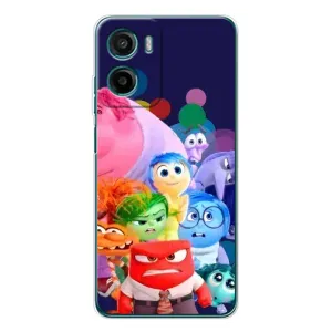 Чехол Головоломка для Motorola Moto E15 - (AlphaPrint) (Герои головоломки)