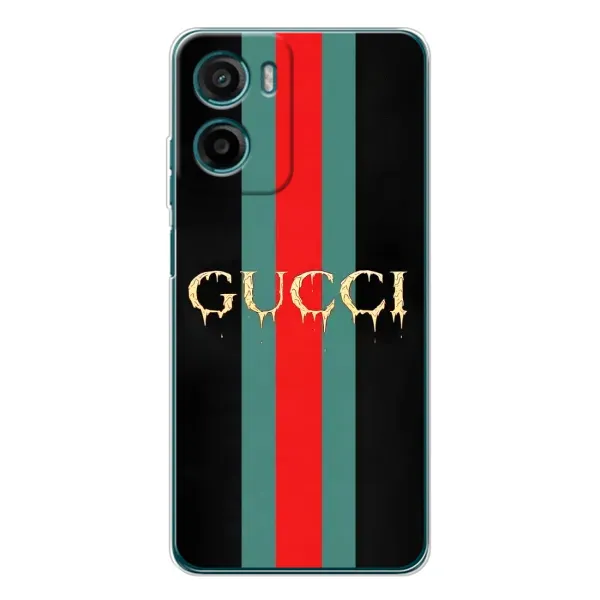 Чехол с рисунком «GUCCI» для Motorola Moto E15