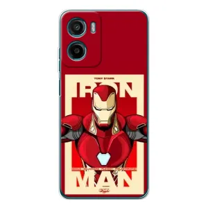 Чехол Супергерой Железный человек на Motorola Moto E15 (Iron man)