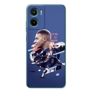Чохол (TPU) з Футболістом на Motorola Moto E15 (Киліан)